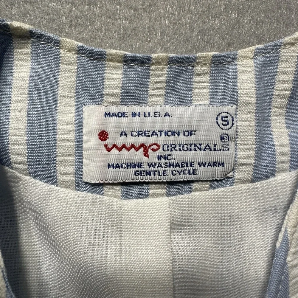 Vintage 1980s Kids Seersucker Blazer
